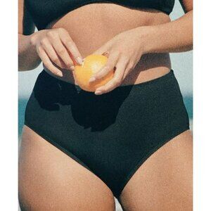 Andie The High Waisted Bikini Bottom Black XXL